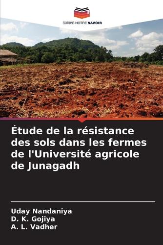 Étude de la résistance des sols dans les fermes de l'Université agricole de Junagadh