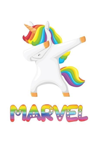 Marvel: Marvel 6x9 Journal Notebook Dabbing Unicorn Rainbow
