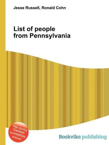 List of People from Pennsylvania