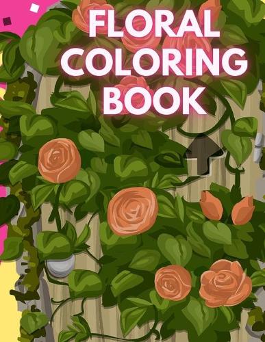 floral coloring book