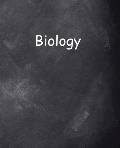 School Composition Book Biology Chalkboard Style 200 Pages