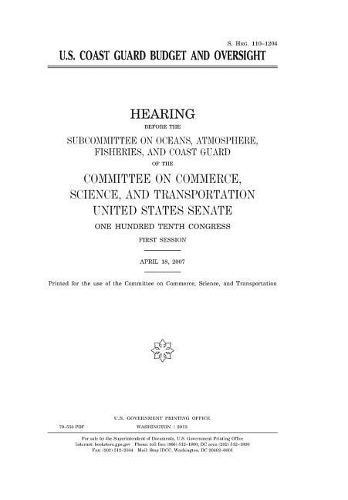 U.S. Coast Guard Budget and Oversight