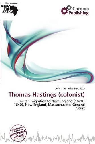 Thomas Hastings (Colonist)