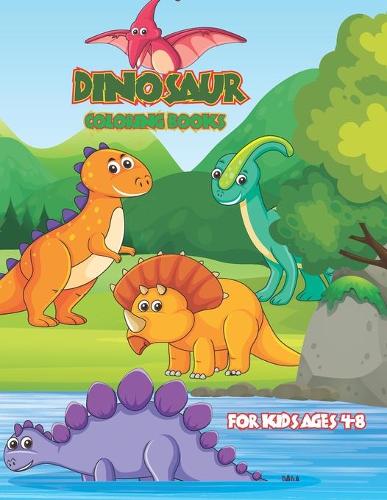 Dinosaur coloring books for kids ages 4-8