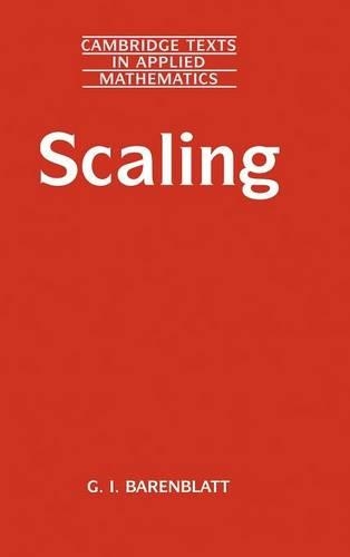 Scaling: (Series Number 34 Cambridge Texts in Applied Mathematics)