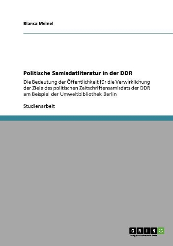 Politische Samisdatliteratur in der DDR