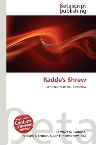 Radde's Shrew
