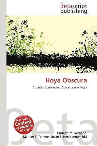 Hoya Obscura: (English)