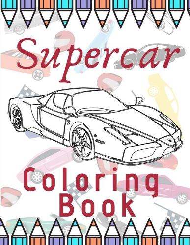 Supercar Coloring Book
