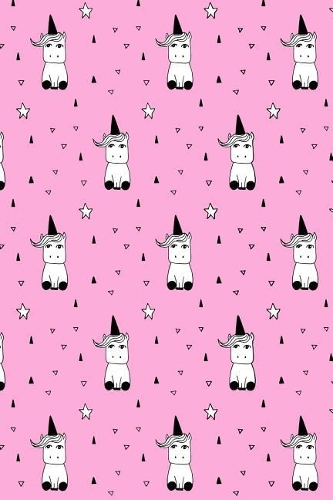 Bullet Journal Notebook Cute Little Unicorns Pattern 2