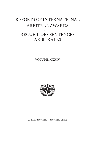 Reports of international arbitral awards