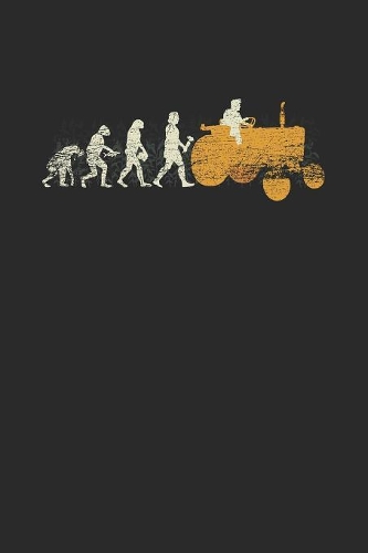 Farmer Evolution: Blank Lined Notebook (6" x 9" - 120 pages) Farmers Notebook for Daily Journal, Diary, and Gift