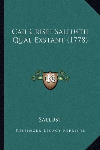 Caii Crispi Sallustii Quae Exstant (1778)