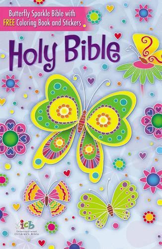 The ICB, Butterfly Sparkle Bible, Hardcover: International Children's Bible(English)