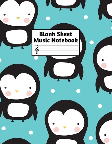 Blank Sheet Music Notebook: Easy Blank Staff Manuscript Book Large 8.5 X 11 Inches Musician Paper Wide 12 Staves Per Page for Piano, Flute, Violin, Guitar, Trumpet, Drums, Cell