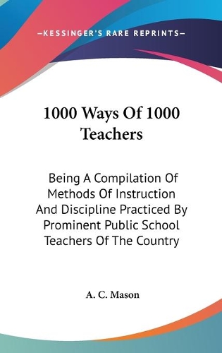 1000 Ways Of 1000 Teachers