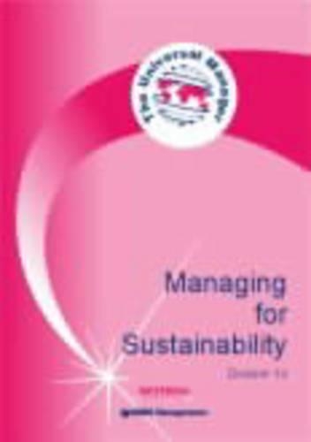 Managing for Sustainability