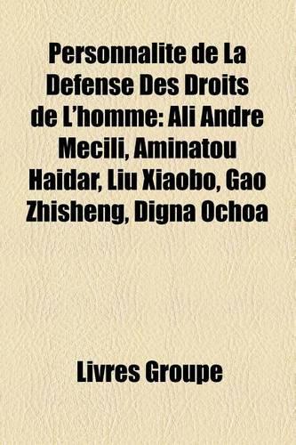 Personnalite de La Defense Des Droits de L'Homme