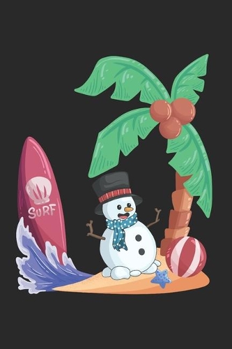 Christmas Snowman Isle Holiday Notebook: Graph Paper Journal 6x9 - 120 Pages