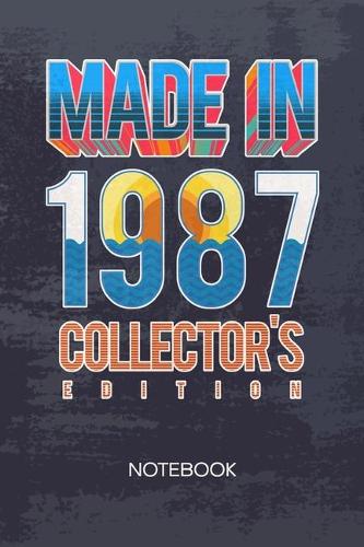 Bullet Dotted Journal: 87th Year Notebook Dotted Grid a5 6x9 120 Pages - 32 Years Planner 1987 Birthday Diary Collectors Edition - Birthday Guest Kids Gift Idea for Men an