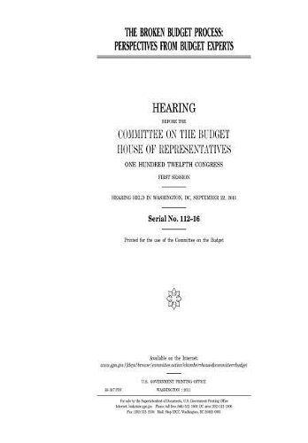 The Broken Budget Process