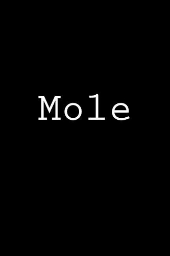 Mole: Notebook, 150 lined pages, glossy softcover, 6 x 9