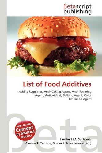 List of Food Additives: (English)
