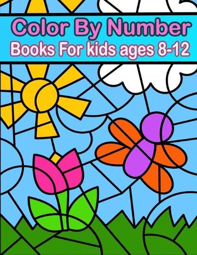 Color By Number Books For kids ages 8-12