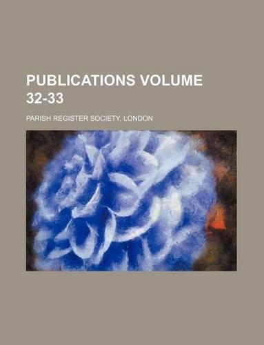 Publications Volume 32-33