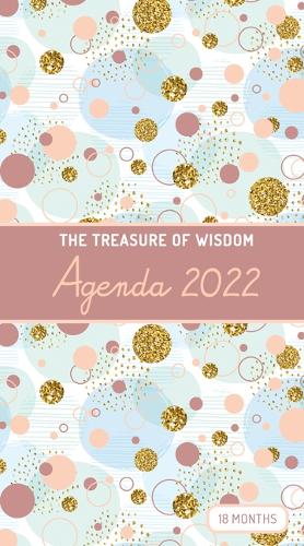 The Treasure of Wisdom - 2022 Pocket Planner - Bubbles and Gold - Copper Rose