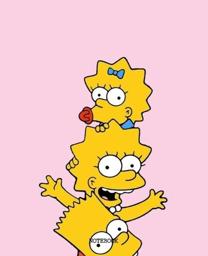 Notebook: The Simpson Cartoon Soft Glossy Cover College Ruled Lined Pages Book 7.5 x 9.25 Inches 110 Pages