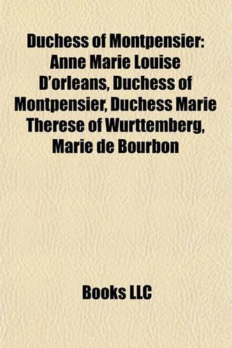 Duchess of Montpensier