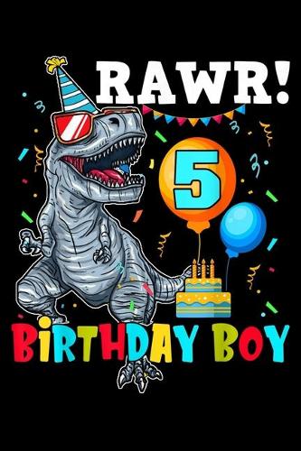 rawr! 5 birthday boy