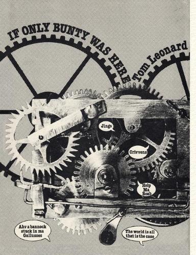 If Only Bunty Was Here: a drama sequence of totally undramatic non-sequiturs