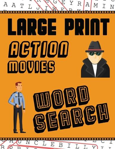 Large Print Action Movies Word Search