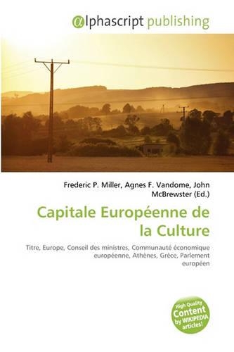 Capitale Europeenne de La Culture