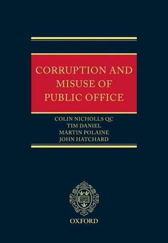 Corruption and Misuse of Public Office