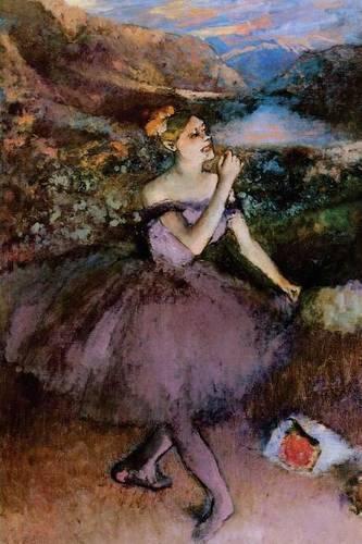 ''Dancer With Bouquets'' by Edgar Degas: Journal (Blank / Lined)(Art of Life Journals)