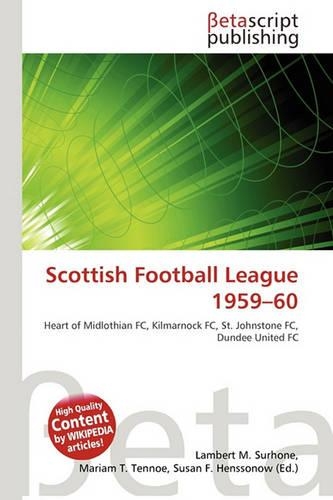 Scottish Football League 1959-60: (English)