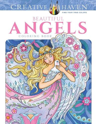 Creative Haven Beautiful Angels Coloring Book
