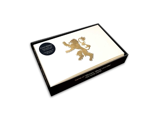 Game of Thrones: House Lannister Foil Note Cards: (Foil Note Cards)