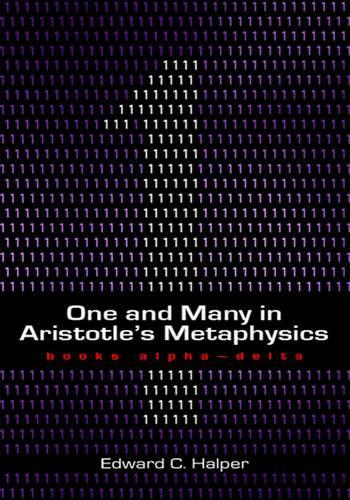 One and Many in Aristotle's Metaphysics
