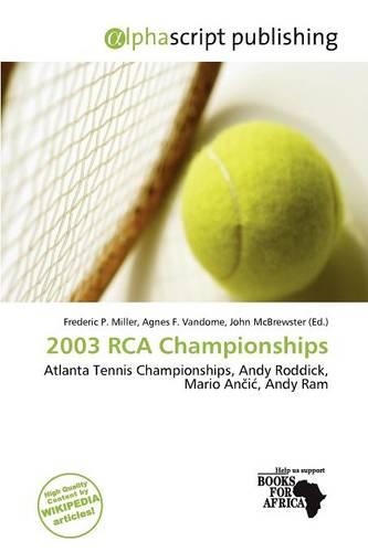 2003 RCA Championships