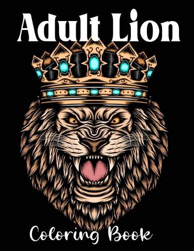 Adult Lion Coloring Book