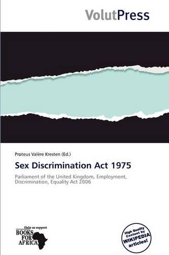 Sex Discrimination ACT 1975