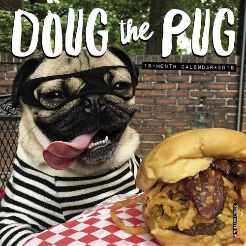 Doug the Pug 2018 Mini Wall Calendar