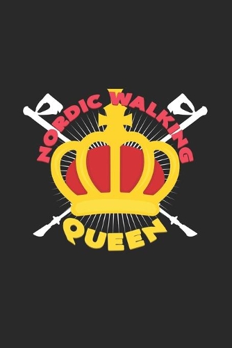 Nordic walking queen: 6x9 Nordic Walking - dotgrid - dot grid paper - notebook - notes