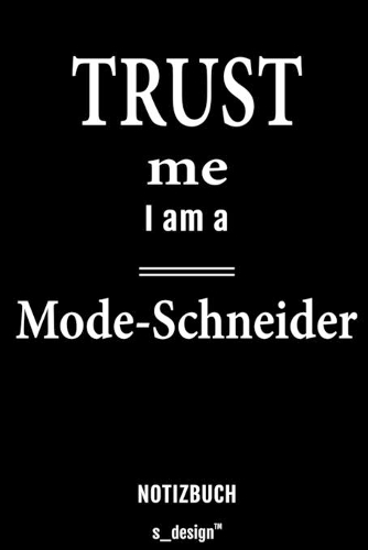 Notizbuch für Mode-Schneider: Originelle Geschenk-Idee [120 Seiten liniertes blanko Papier]
