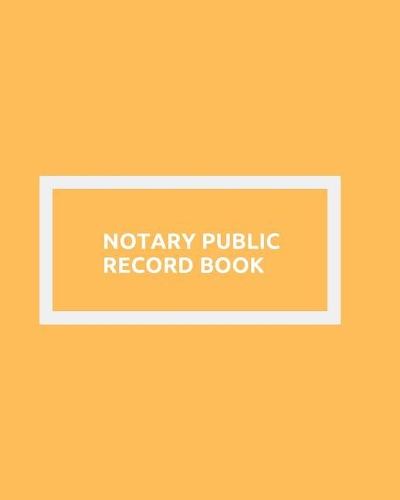 Notary Public Record Book
