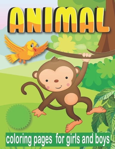 Animal coloring pages for girls and boys